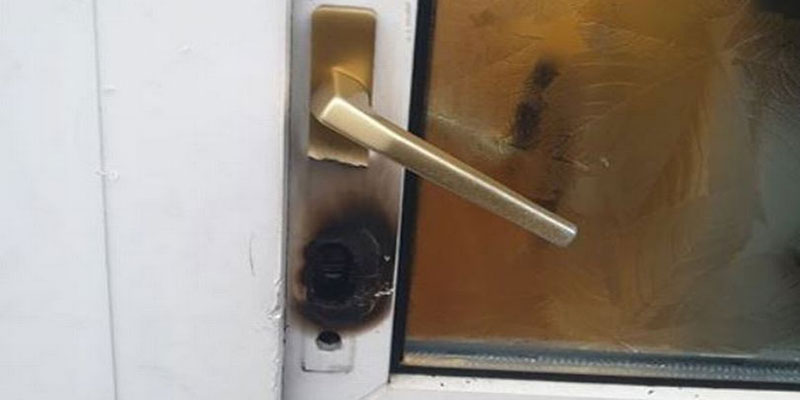 Example of a blowtorch burglary