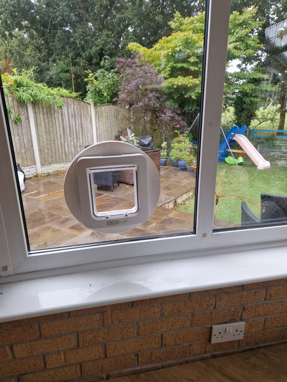 Cat Flaps - Installed In Conservatory Window By SheffLOCK