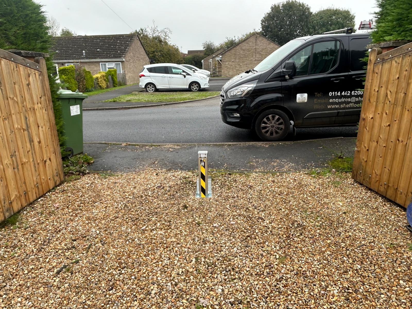 Driveway Security Bollards - Installated By SheffLOCK