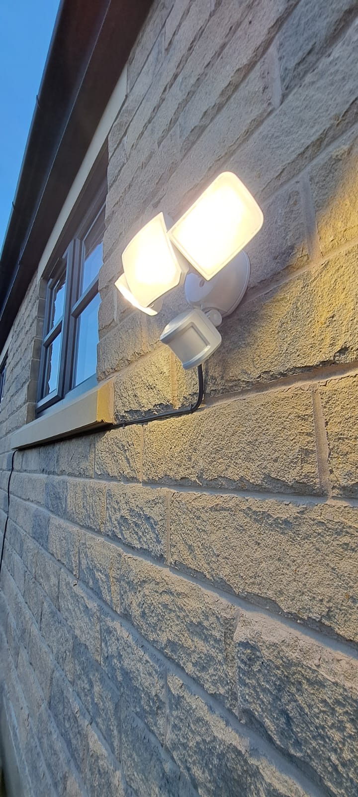 New Home Security Lights Installed By SheffLOCK