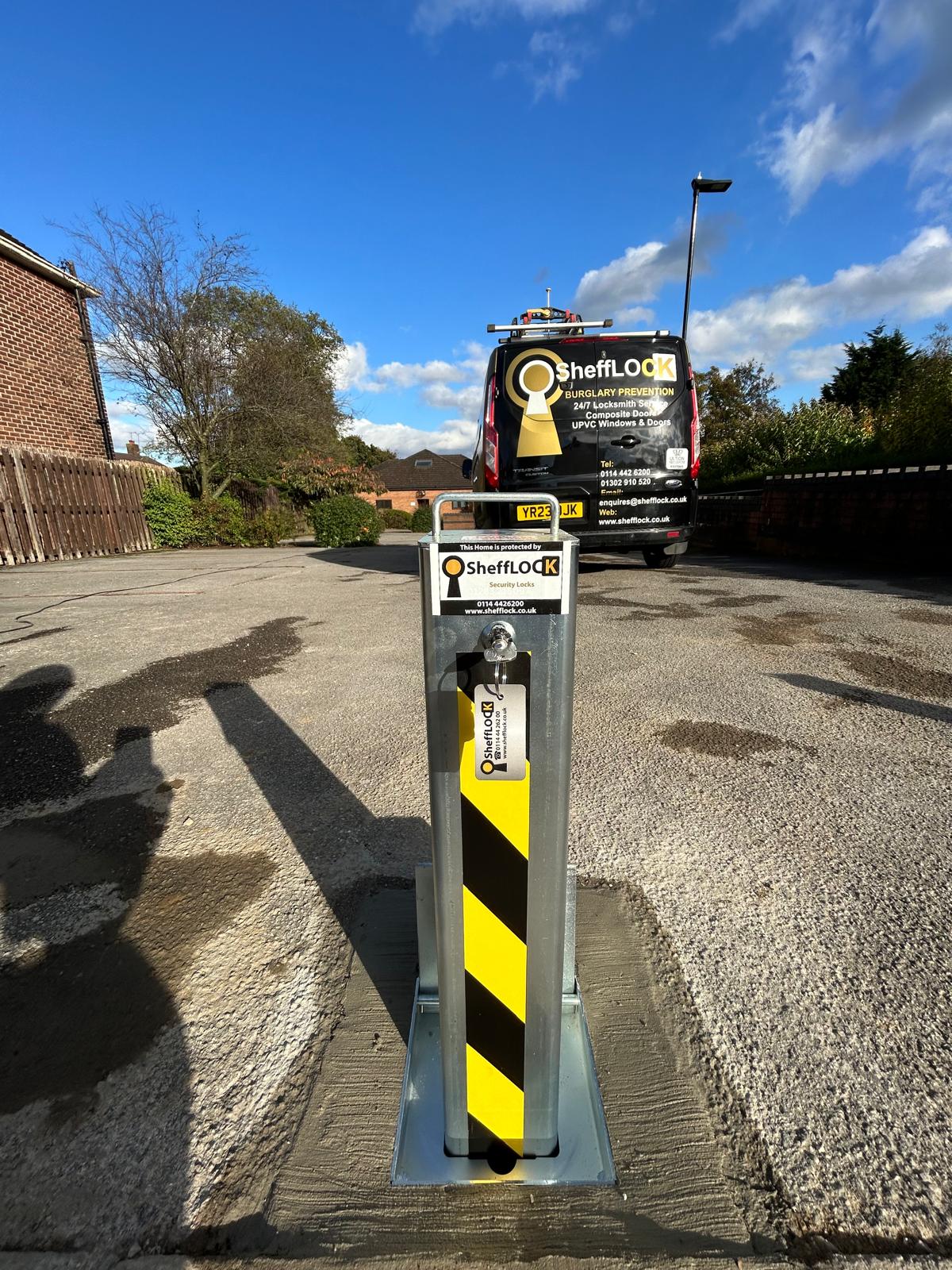 SheffLOCK Installed Driveway Bollards