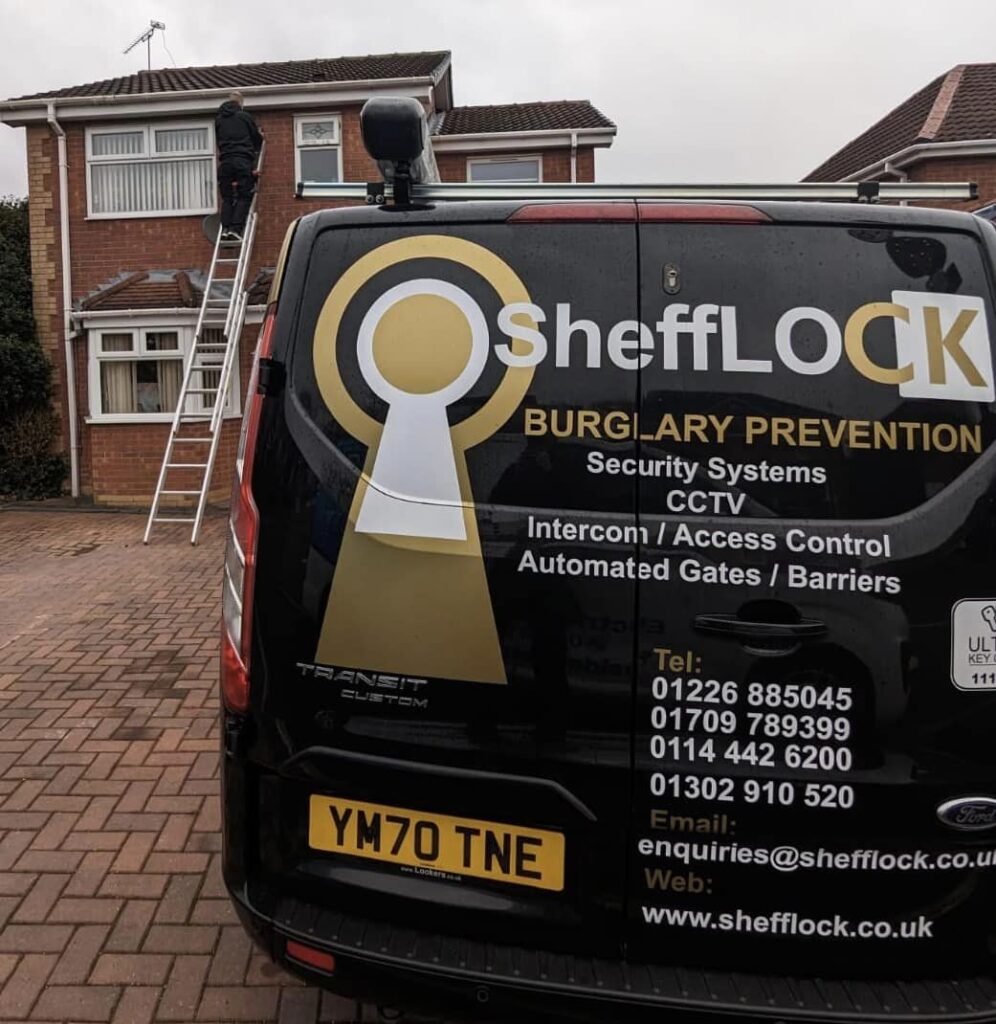 SheffLOCK installing an alrarm system - eeping Your Castle Safe: A Guide to Installing CCTV and Alarm Systems at Home