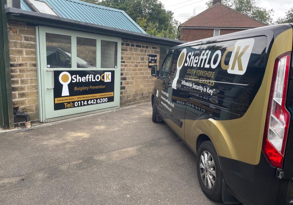 SheffLOCK Branded Van at SheffLOCK Head Office